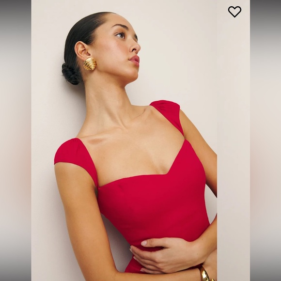 NWT RED REFORMATION BRYSON DRESS - Picture 5 of 8